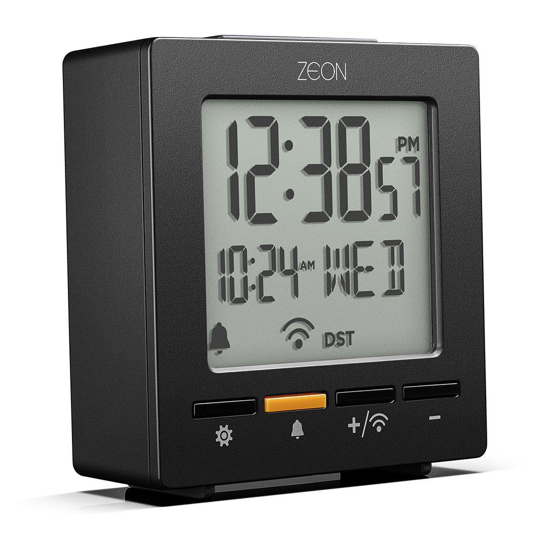 Zeon Digital Radio Alarm Clock Black Zeon Ltd EU