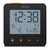 Zeon Digital LCD Display Radio Alarm Clock - Black