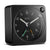 Zeon Travel Analogue Alarm Clock - Black