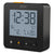 Zeon Digital LCD Display Radio Alarm Clock - Black